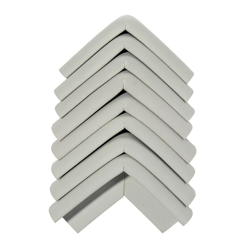 4/8Pcs Child Baby Safety Silicone Protector Table Corner Edge Protection Cover Children Anticollision Edge & Guards: gray 8pcs