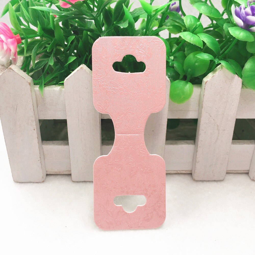 24 sztuk 9x3.5cm ręcznie z miłość naszyjnik kraft karty naszyjnik bransoletka powiesić Tag biżuteria wyświetlacz karty etykieta