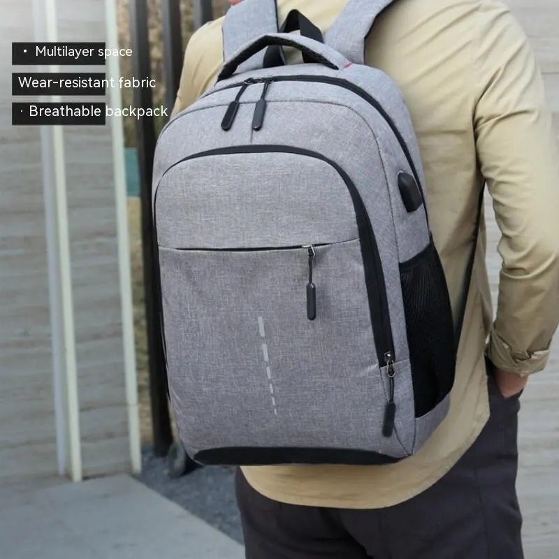 Mochila masculina grande capacidade simples moda viagem feminino estudante computador mochila escolar para estudantes universitários