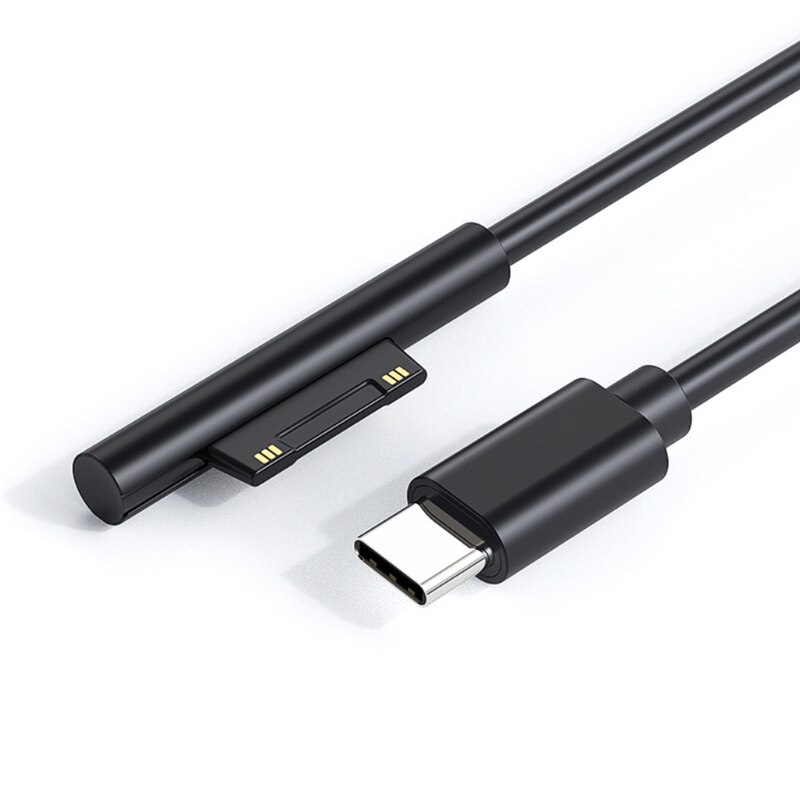 Usb-c-netzteil/ladeadapter/pd-schnellladekabel für surface pro 7/6/54/3 book/book 2