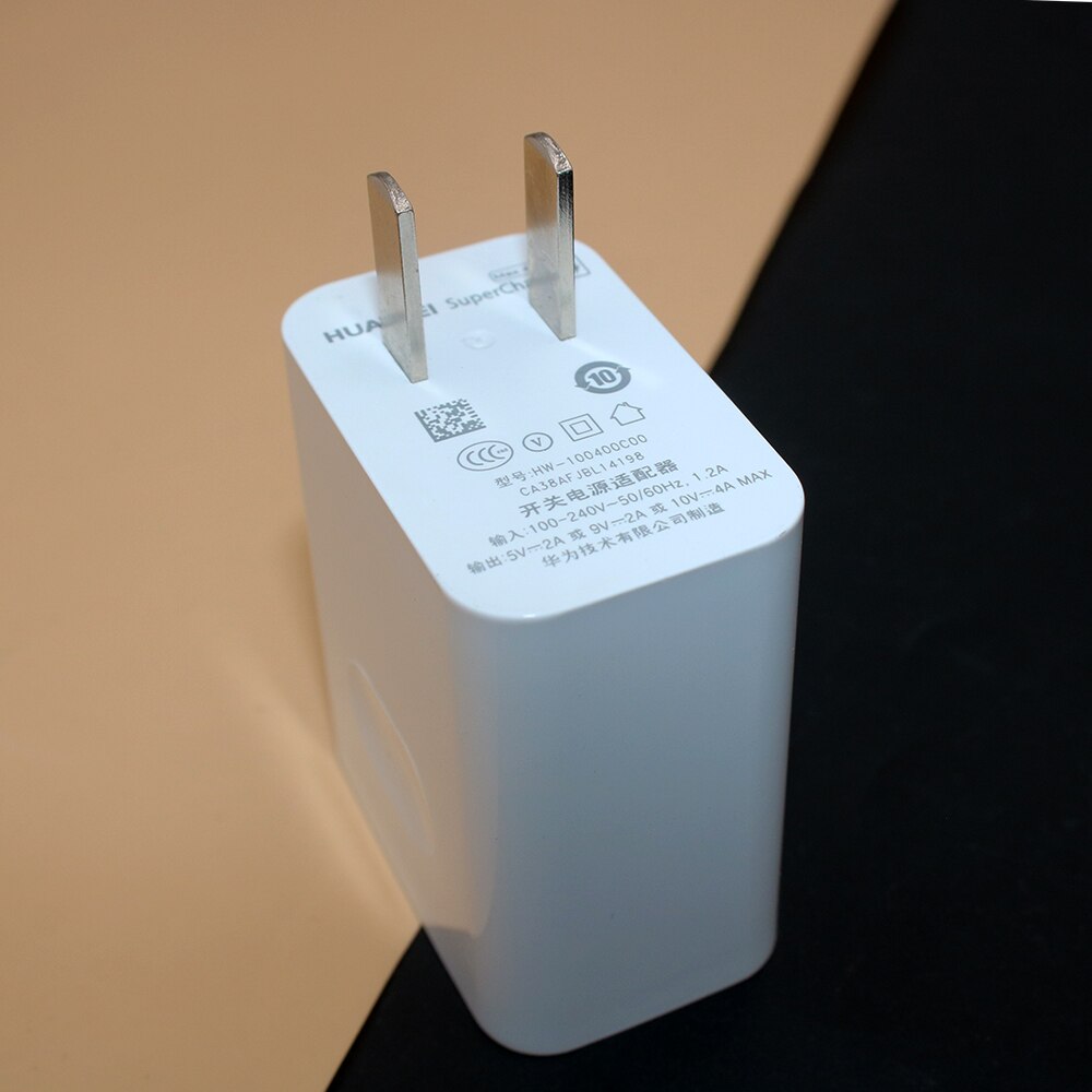 Huawei 40W Aufzurüsten EU/US/UK Schnell Ladegerät 10V/4A Adapter 5A Typ-C kabel Für P30 P40 Pro Mate 20 30 RS Pro Ehre 20 30 V30 9: Only US Charger