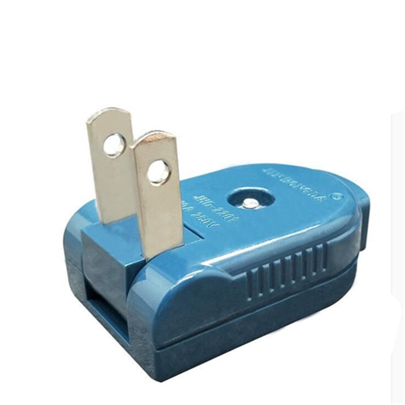 Conexión americana con dos clavijas planas jhd-2201, conector estadounidense extraíble con enchufe de alimentación giratorio de 90 grados