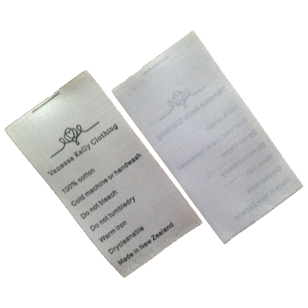 Custom Polyester Ribbon Printed Labels for Clothin... – Vicedeal