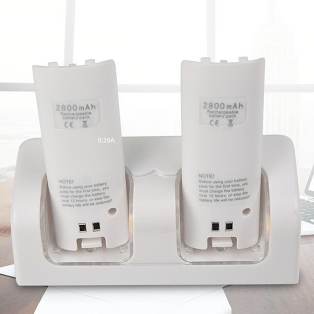 for Nintendo Wii Accessories Gamepad Charger Stand Charging Dock Station Game Console Accessory