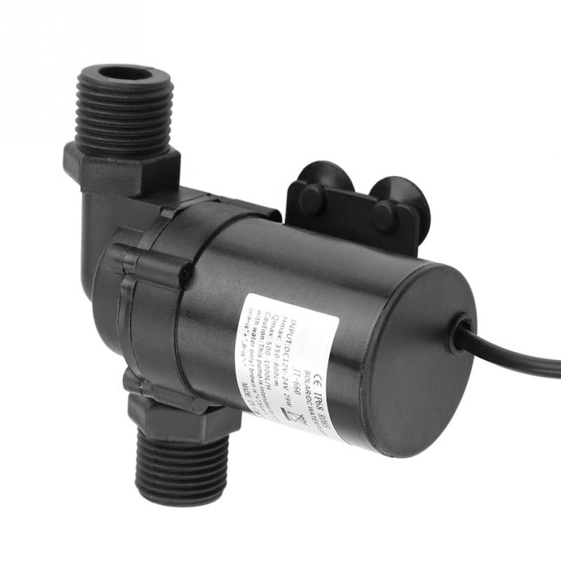 Mini DC Brushless Water Pump for Solar Water Heater 24V Brushless waterpump 1300L/H pumps bomba