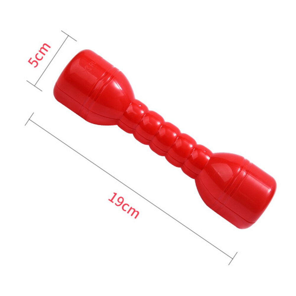 2 Stuks Kinderen Dumbell Plastic Fitnessapparatuur Kids Training Prestaties Outdoor Dansen Tool Workout Oefening Kleurrijke Speelgoed