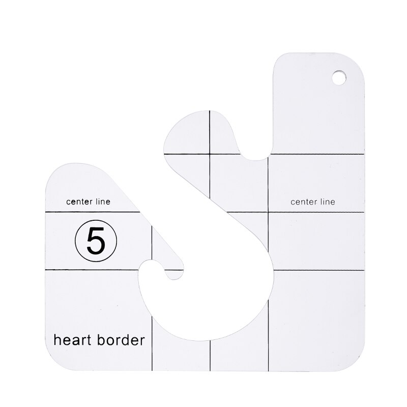 LMDZ 12 Kinds of Sewing Templates Patchwork Rulers Sewing Machine Quilter's Ruler Sewing Stencil Tool Sewing Accessories: type 4