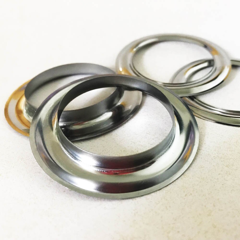 Stainless Metal Ring for Curtains DIY Metal Curtain Eyelet Accessories Grommet top Ornament Install By Stamping Machine CP03C