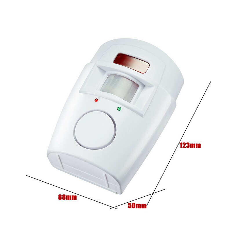 Motion Detector Alarm Monitor Wireless Alarm System+2 Remote Controller Home Security PIR MP Alert Infrared Sensor Anti-theft