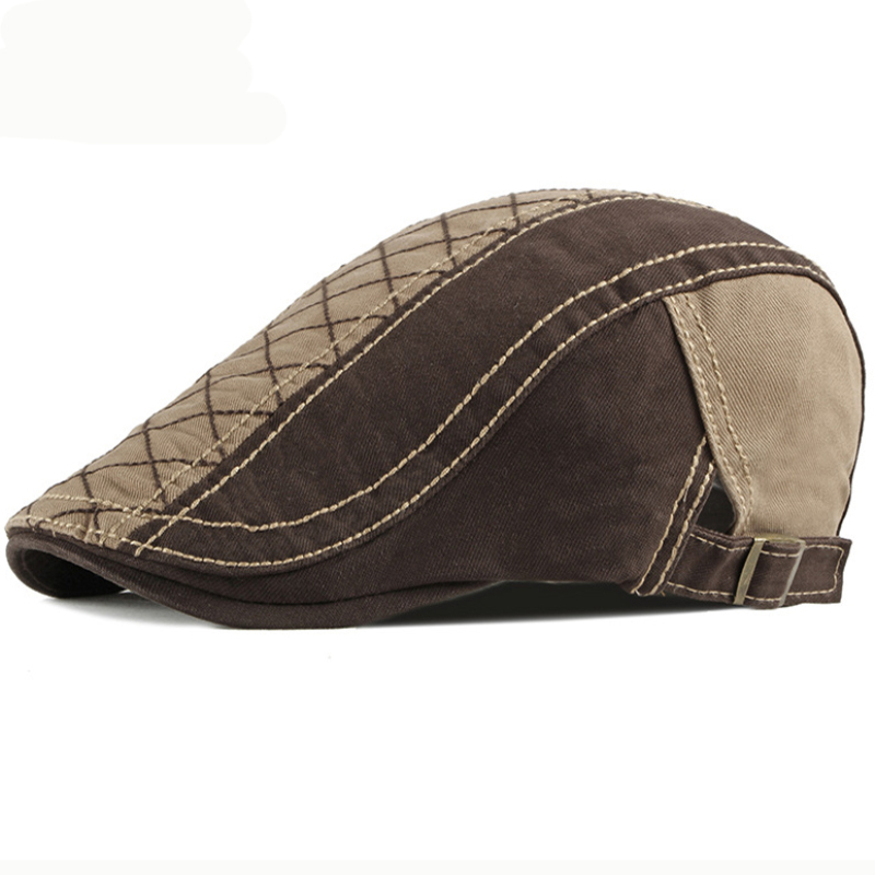 HT2412 100% Cotton Women Men Beret Cap Artist Painter Adjustable Newsboy Ivy Flat Cap Vintage Spring Summer Cap Hat Men Berets