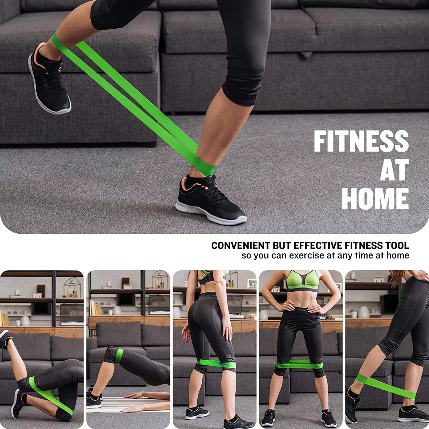 Treningsstudio med strikk, treningsutstyr, yogamotstandsbånd, finn treningsvolum, treningsøkt, kroppsbygging, pilates