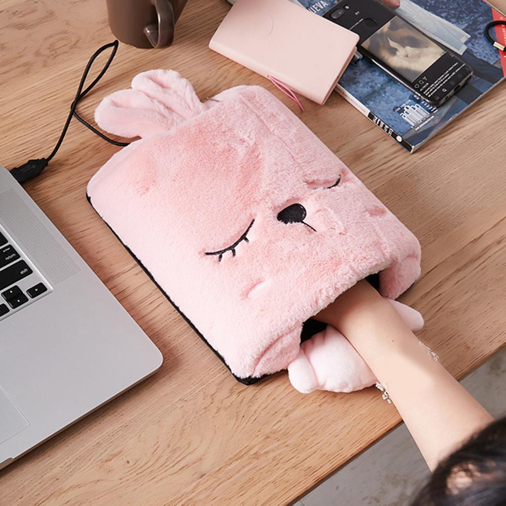 USB z postacią z kreskówki podgrzewana podkładka pod mysz zwierzęta Lovely Lady cieplejsze ręce biuro zimowa podkładka pod mysz dla kobiet pracujących Dropship