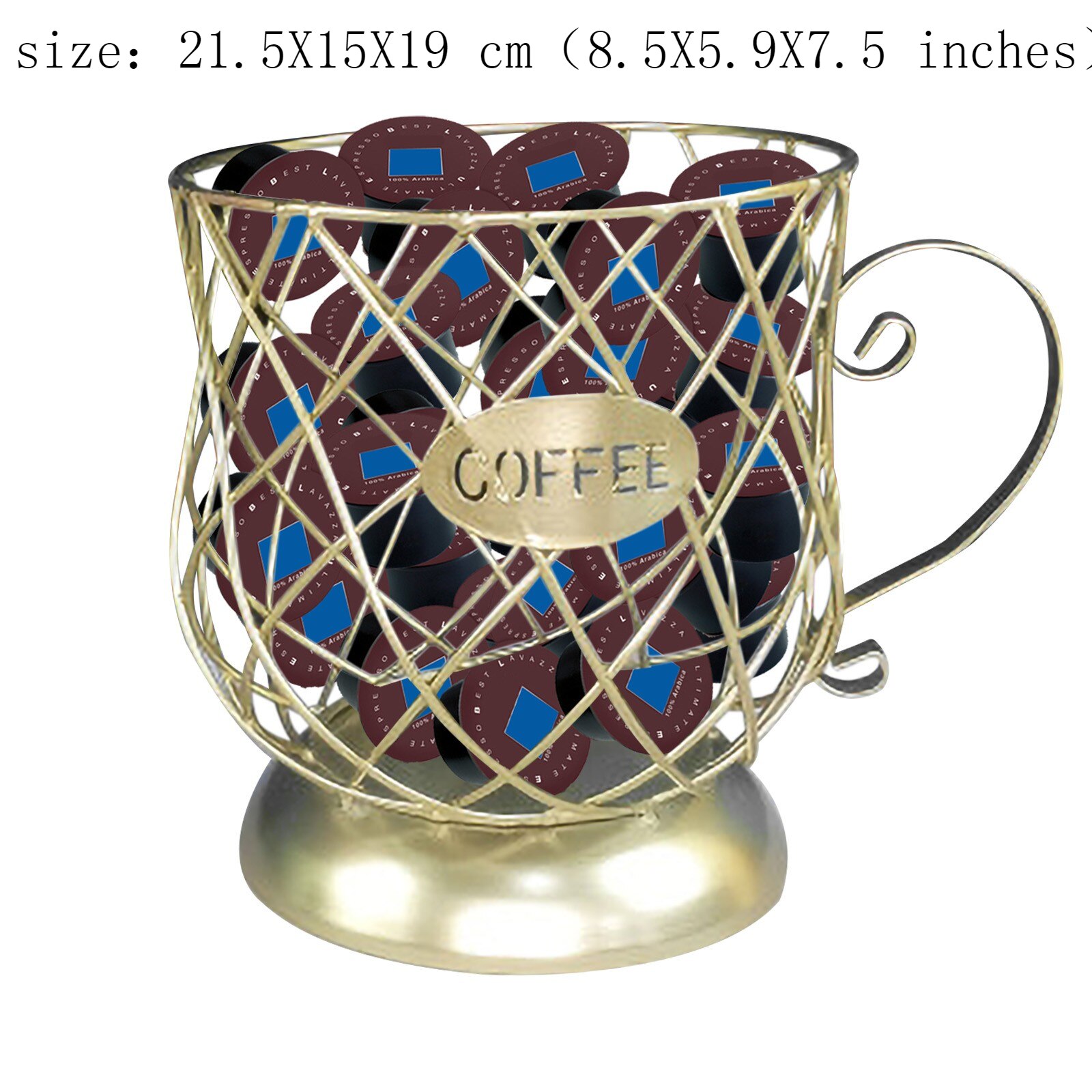 Coffee Capsule Holder And Cup-shaped Coffee Pod Holder Storage Rack For Counter Coffee Bar Coffee Sets Nespresso Capsule Holder: C1PC