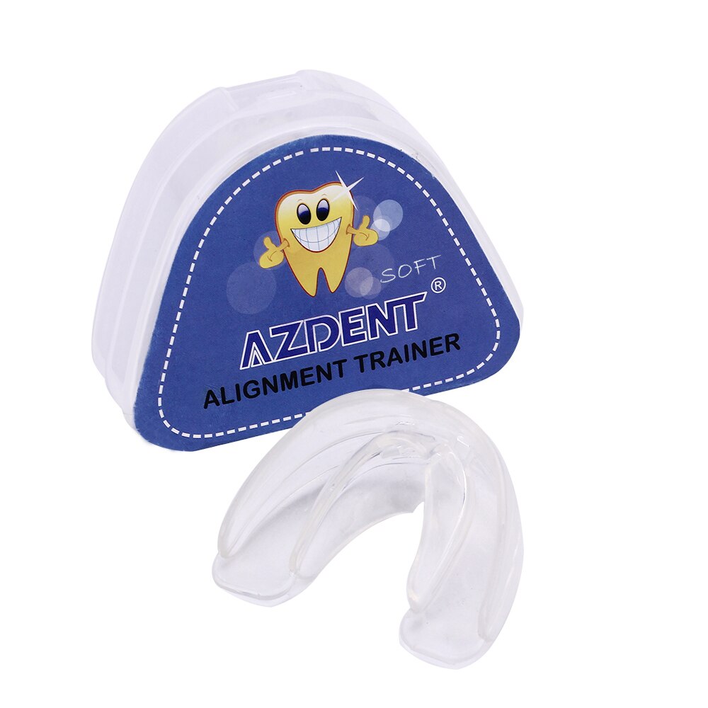 Orthodontic Braces Dental Braces Instanted Silicone Smile Teeth Alignment Trainer Teeth Retainer Mouth Guard Braces Tooth Tray: White Soft