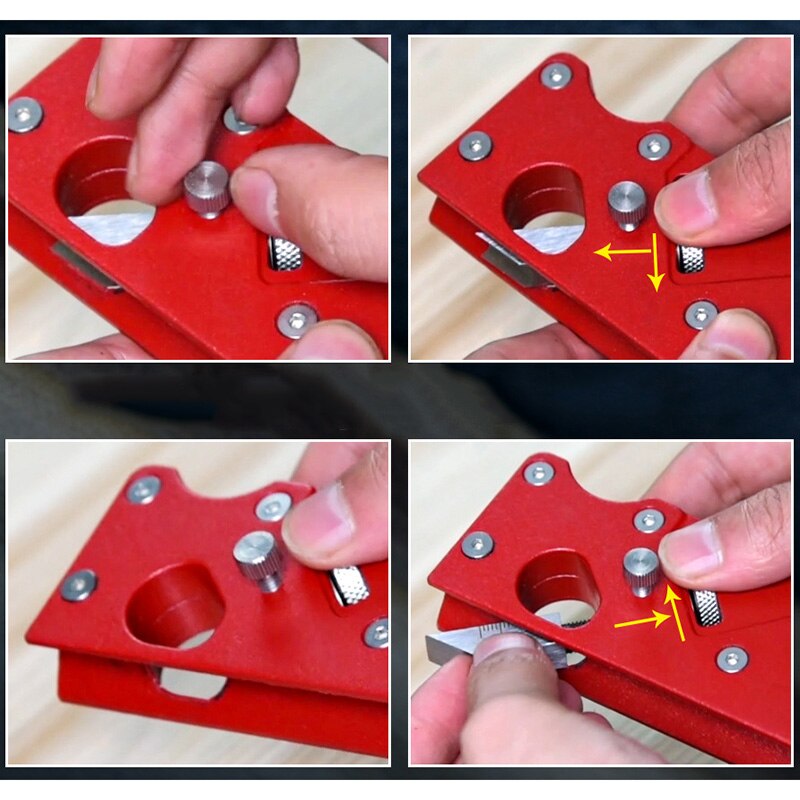 Edge Corner Planer 45 Degree Bevel Planer Chamfering Trimming Hand Planer Woodworking DIY Tool with Cutter head Woodworking Kits