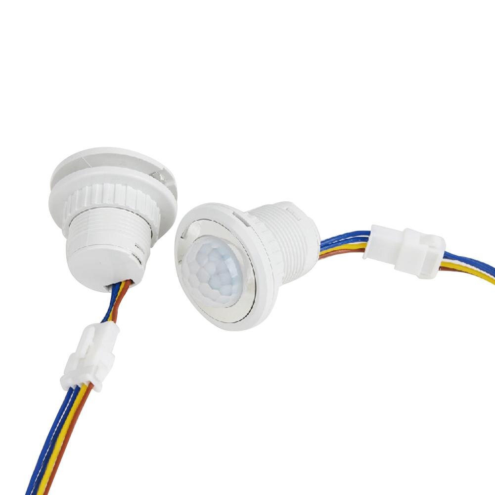 85-265V Adjustable White Infrared Light Motion Sensor Delay Home Lighting PIR Switch LED Sensitive Sensor Probe Switch
