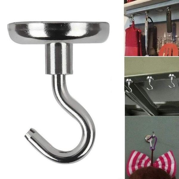 Magneettikoukut magneettiripustin magneetti agraffe vaateripustin avaimet koukut kotikeittiöön neodyymi vahva harvinaisten maametallien magneetti