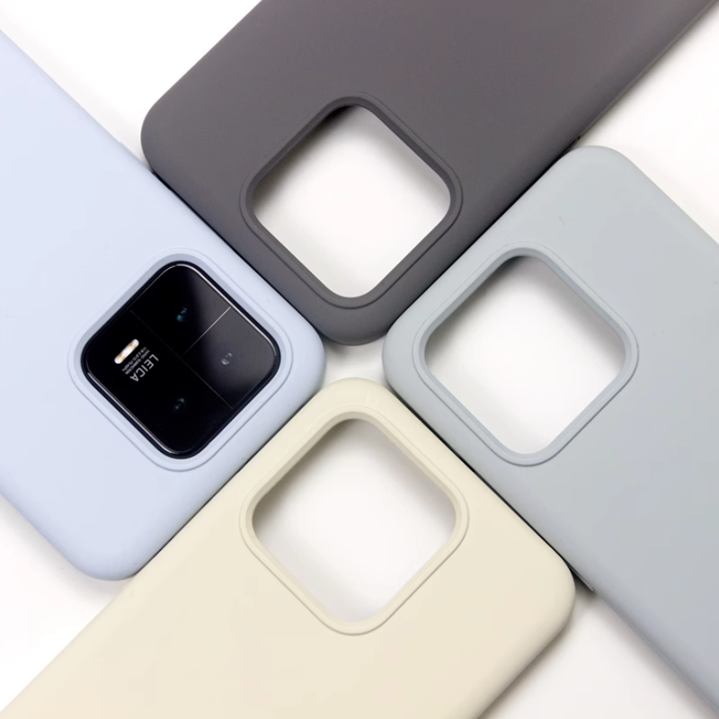 Capa traseira de silicone líquido para xiaomi mi 13 / 13 pro/14/14 pro/15 à prova de choque macio suave capa de telefone de luxo funda