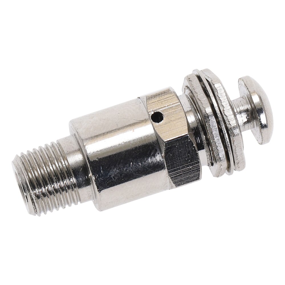Válvula de escape mecánica neumática de aire TAC-3P, 2 posiciones, 3 vías, M5, hembra, 1/8 ", botón de rosca macho, válvulas con Fiitting