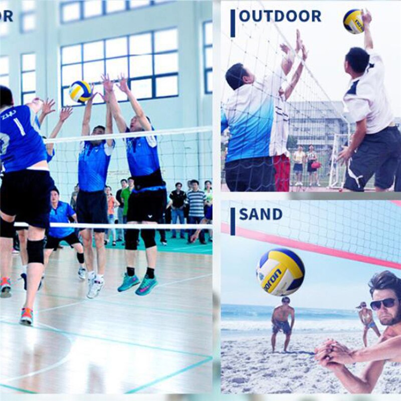 Ét stykke pc blød volleyball træningskonkurrence bold 5#  studerende standard strandhåndbold indendørs udendørs