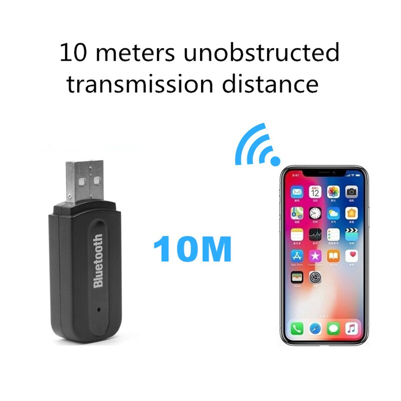 Usb Draadloze Bluetooth 4.0 Muziek Stereo Receiver Adapter Dongle Audio Home Speaker Zender 3.5Mm Jack Bluetooth Ontvanger