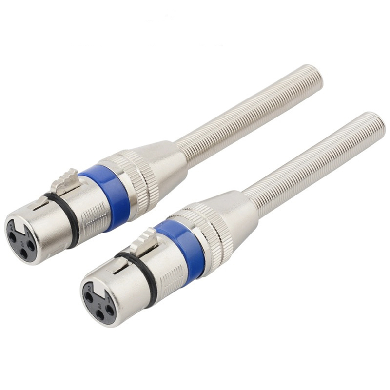 Audio Jack 3 Pin XLR Adapter Connector to 3.5 mm Male Female 6.35 mm To XLR Plug Audio Converter Microphone Adaptors