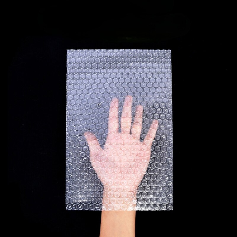 50/100PCS 80*100mm Bubble bag Bubble packing Bags clear bubble bag Shockproof bag double film bubble Plastic Wrap Envelope white