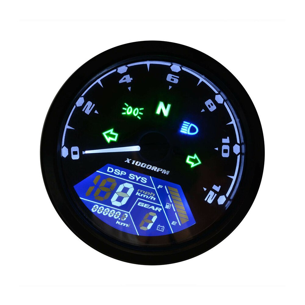 Universele Lcd Motorfiets Digitale Snelheidsmeter ... – Grandado