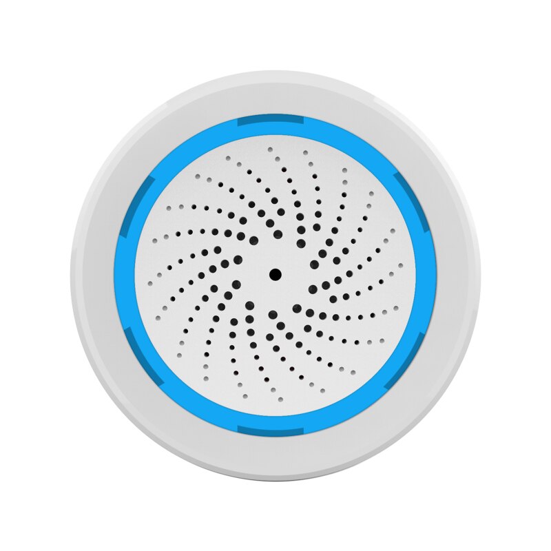 Z-Wave USB Smart Sound Light Alarm Siren Sensor With 300 Series And 500 Series NAS-AB02Z Smart Home Automation Security Alarm: Default Title