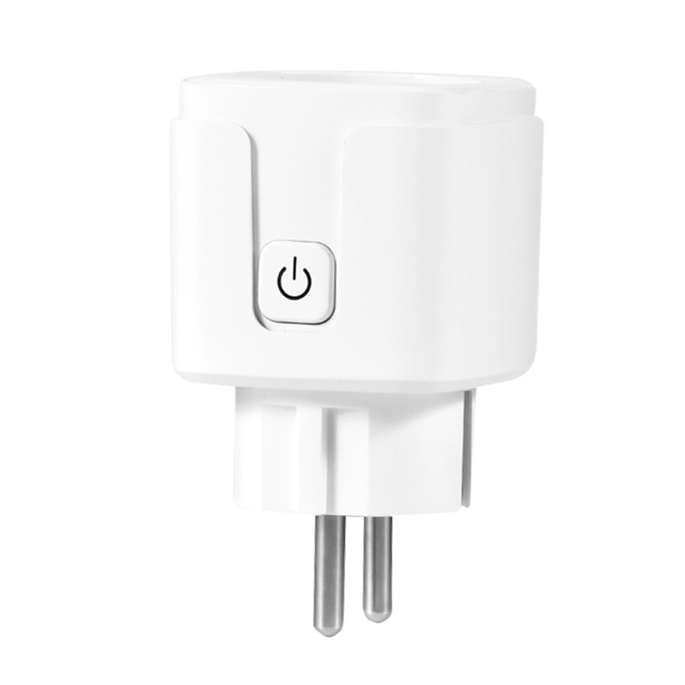 EU WiFi Stecker kabellos Clever Steckdose Dohome Weise Freigestellter Reomote Kontrolle Stimme Kontrolle Schalter 16A Arbeit mit Google Assistent Alexa: 1 stck