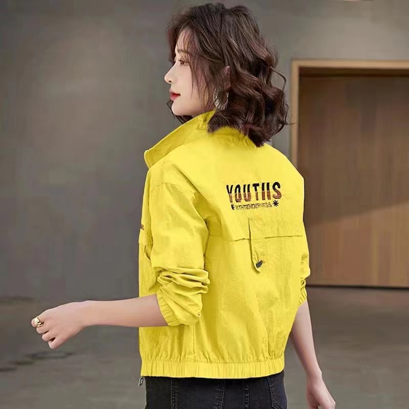 Sunscreen Coat Women's Summer Outerwear Breathable Joker UV Protection Sun-Protective Clothing Jacket Thin Female Tops: S / SKY BLUE