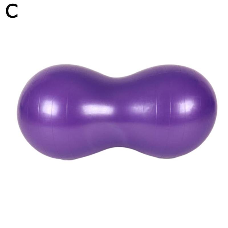 Peanut Yoga Ball Yoga Ball Thicken Explosion-proof Capsule Ball Massage Elderly Fitness Ball Yoga Ball: purple