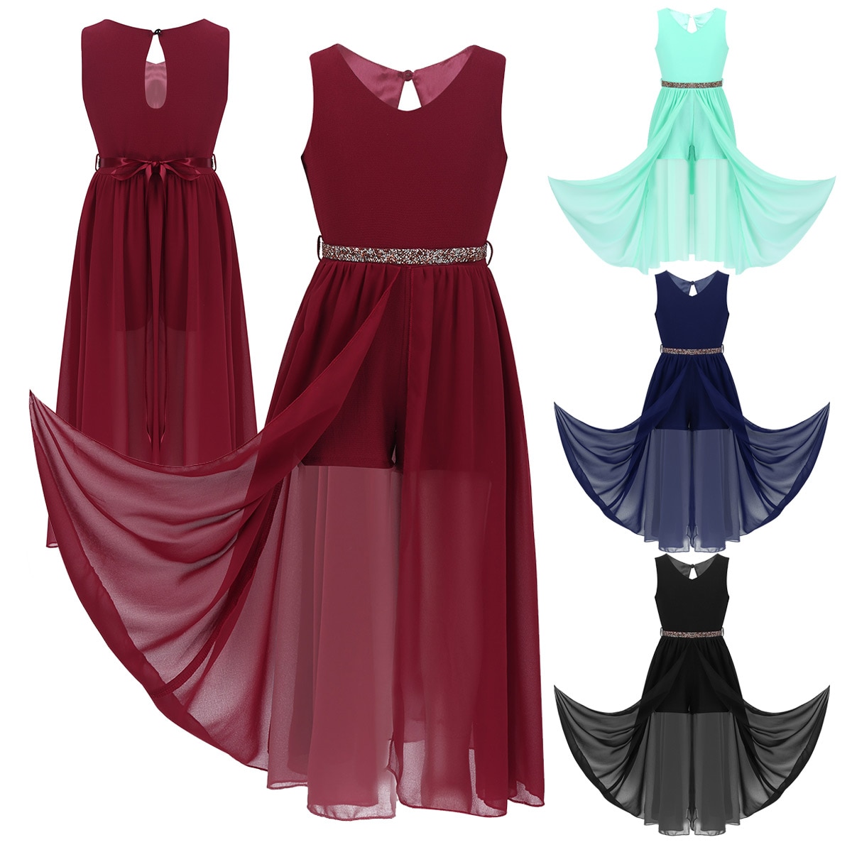 Kids Teens Ballet Tutu Dance Leotard Dress Short Jumpsuit Romper Maxi Dress Girls Lyrical Dance Costumes ballerina dress kids