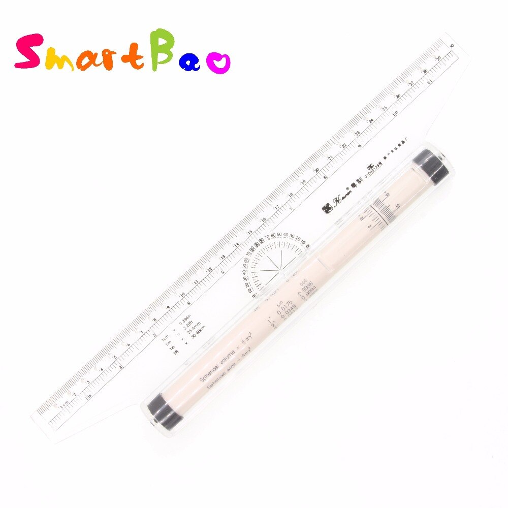 30cm Roller Ruler Drafting Plastic Roller Ruler