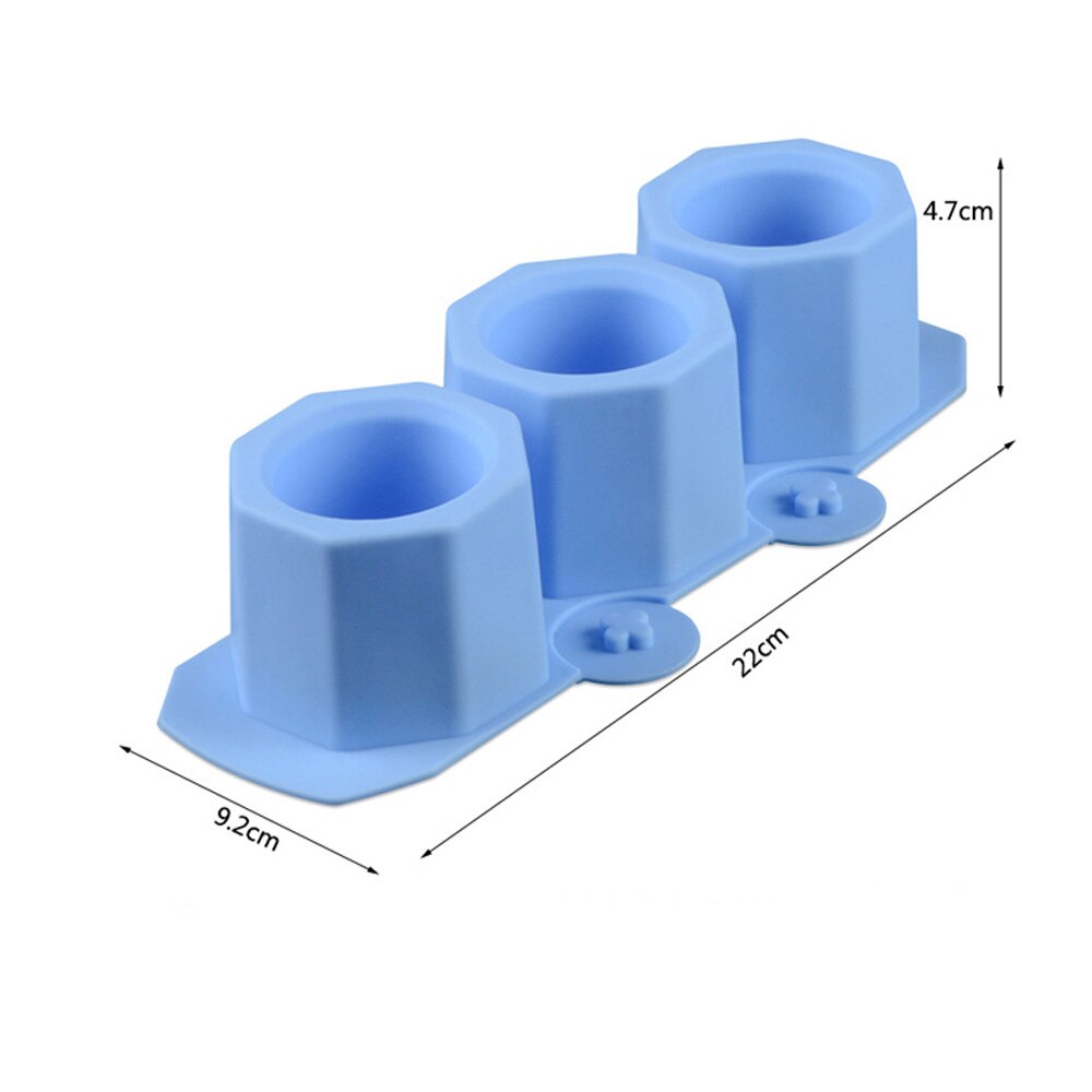 Silicone Pot de fleurs moule bricolage ciment Succulent Pot de fleur faisant moule manuel argile artisanat ciment Silicone béton bouteille moule