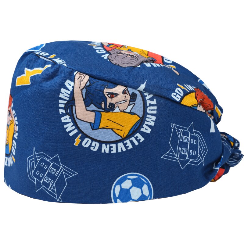 Unisex Surgicals Caps Tanden Print Cap Verstelbare Frosted Cap Laboratorium Pet Shop Frosted Caps Schoonheidssalon Care Winkel Caps: Zilver