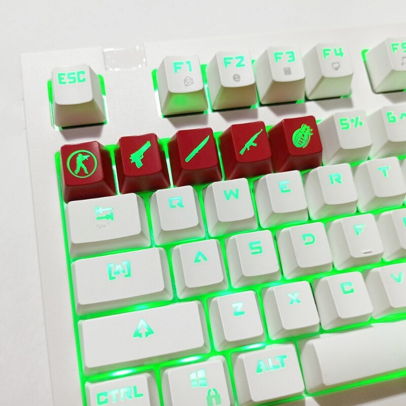 Touche de clavier mécanique ABS R4 OEM CS, hauteur de la touche, 1 pièce, HCCY