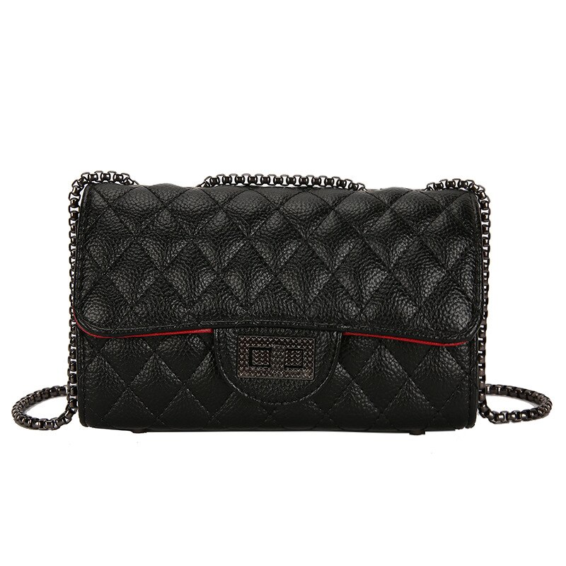 Frauen Schulter Tasche Berühmte Leder Damen Tasche Abend Mini Ketten Diamant Gitter Handtasche Geldbörsen