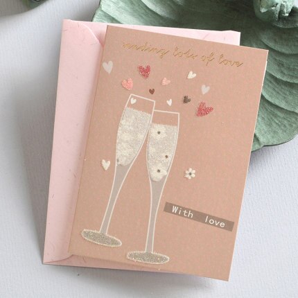 15pcs Mini Greeting Card Birthday Card Best Wishes Small Flower Card: 02