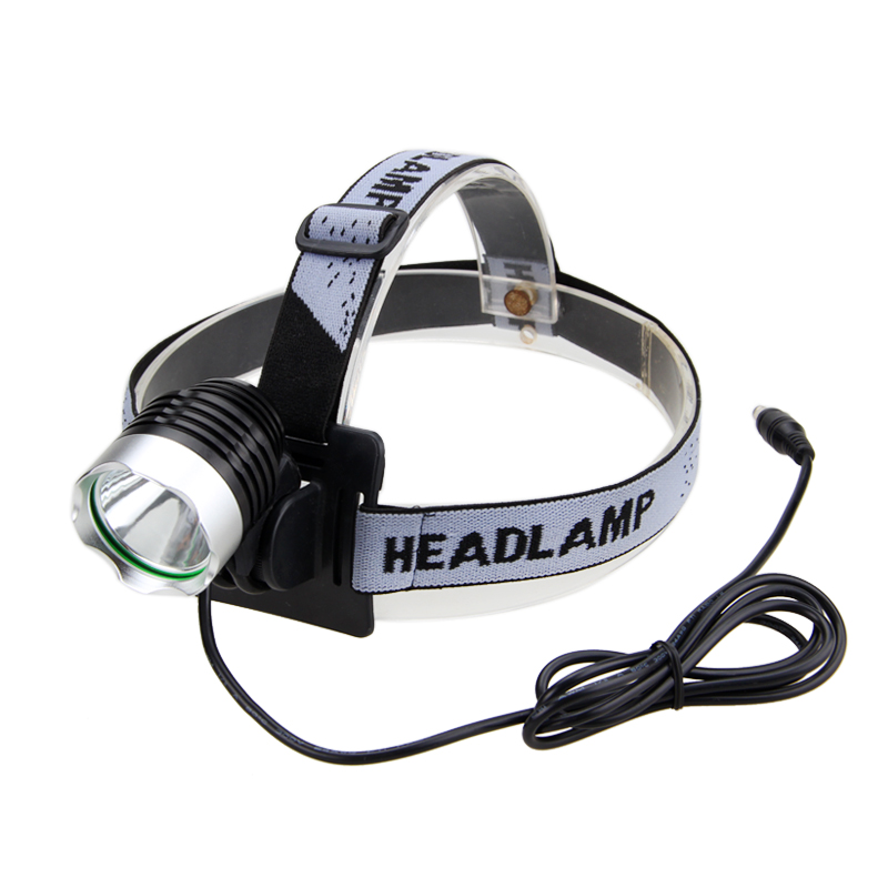 Front Bike Headlight LED Bicycle Lamp Headlight 3 Switch Modes Head Torch with Battery Pack+Headband +Safety Taillight