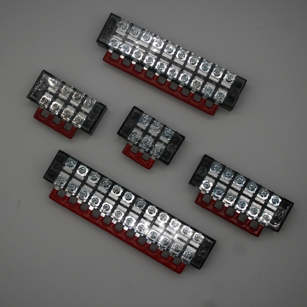 Schroef Terminal Block Strip 600V 25A Tb-2503 Tb-2504 Tb-2506 Tb-250 8 tb-2510 Tb-2512 Met 1Pcs Korte Connector