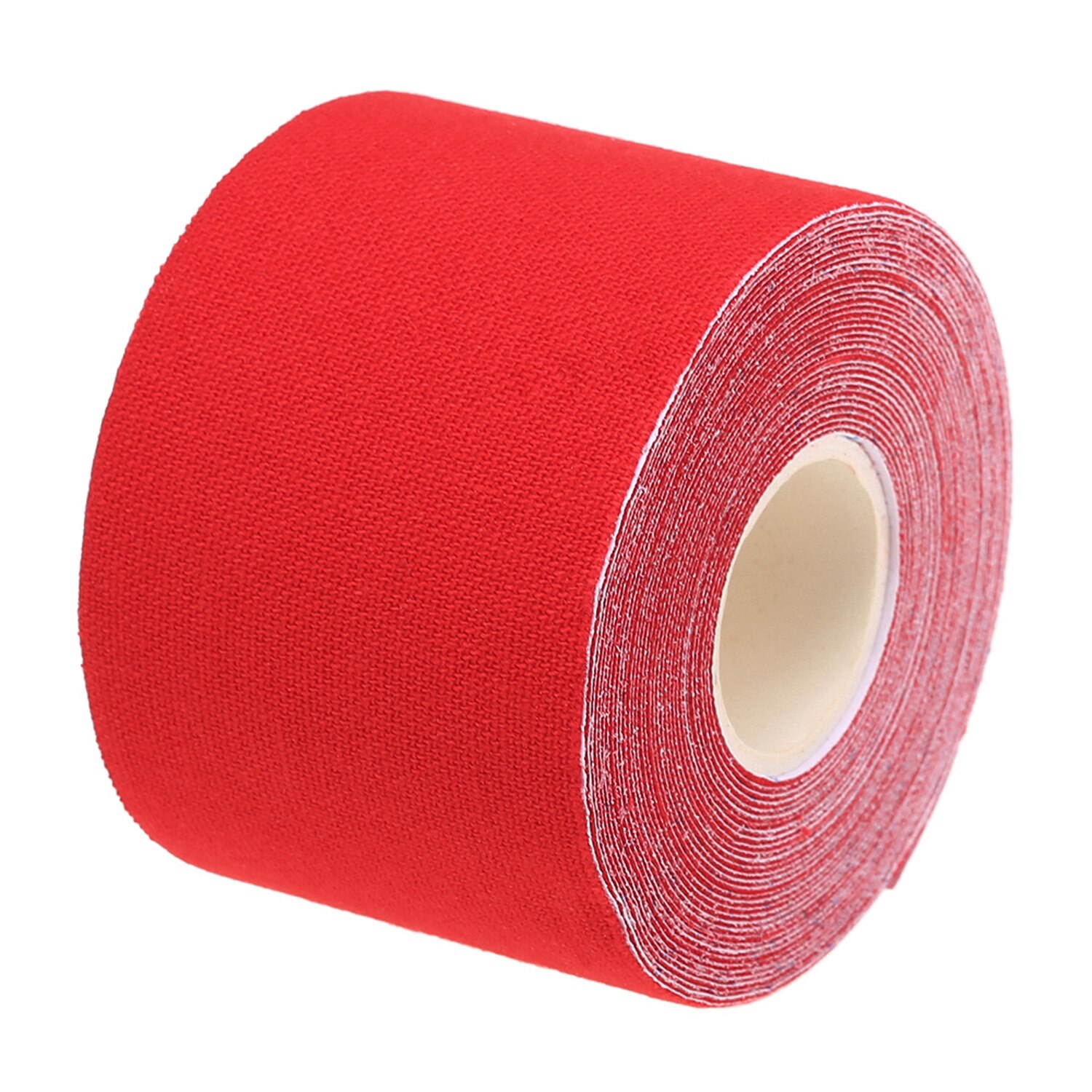 5m fitness atletisk muskel bandage sport muskel tape åndbar skulder ankel håndled fod albue genopretning terapi udstyr: Rød 5cm