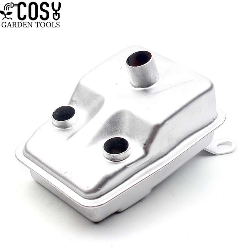 Uitlaat Voor Chinese 1E48F 48F 63CC Motor Grond Vijzel Power Aarde Boren Gras Trimmer Vervangende Onderdelen