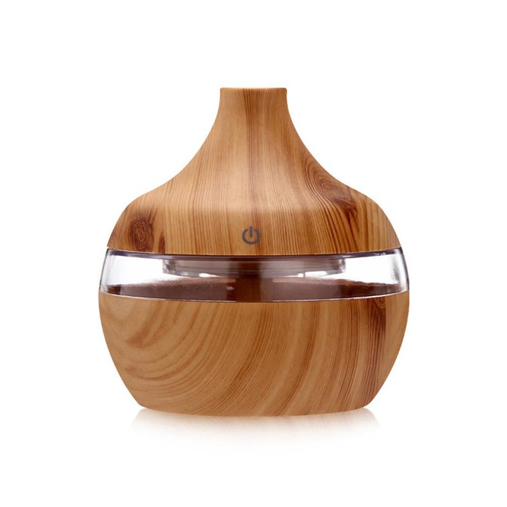 Trekorn aromaterapi usb luftfukter vanndråper luftrensing eterisk olje aroma diffuser hjemmekorn: Lett trekorn
