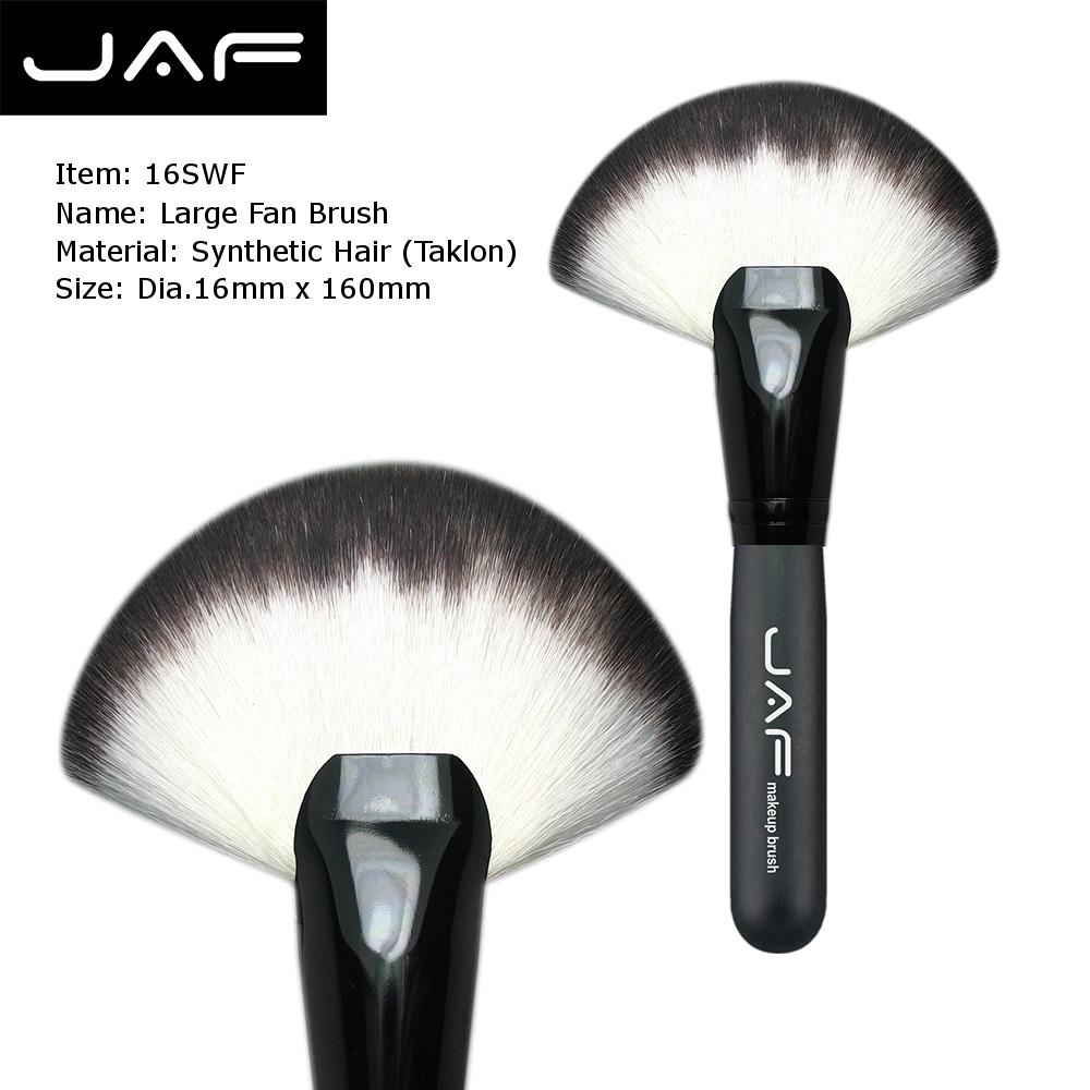 JAF Synthetic Large Fan Brush Pincel Maquiagem Agent Big Fan Brush Maquiagem Professionalfree 16SSYF: 16SWF-B