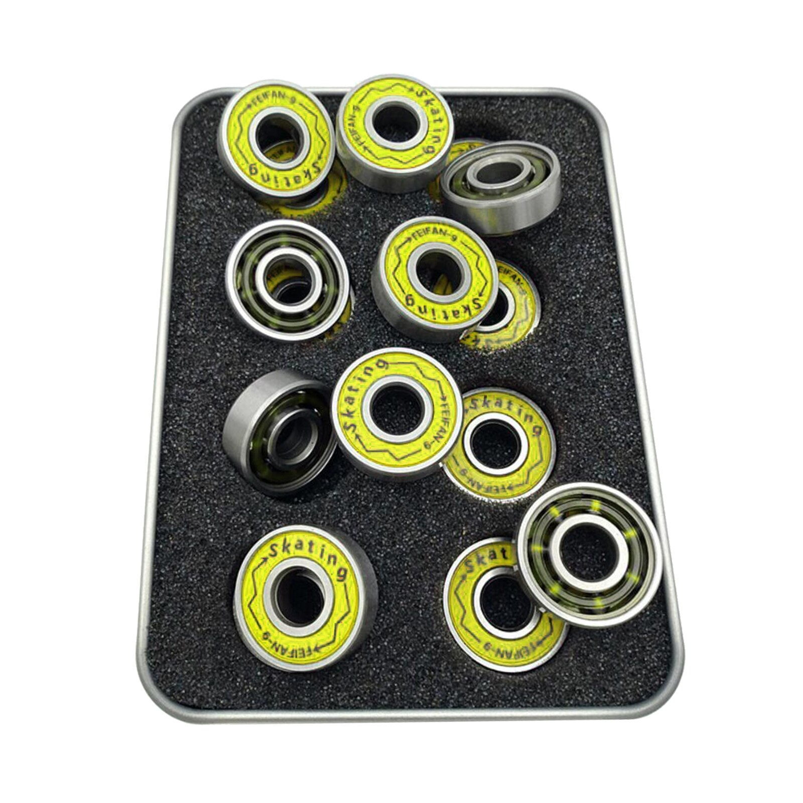 8 Roulements De Skate PRECISION ABEC 7 - Pour Skateboard Et Longboard - Couleur Verte - TGM Skateboards