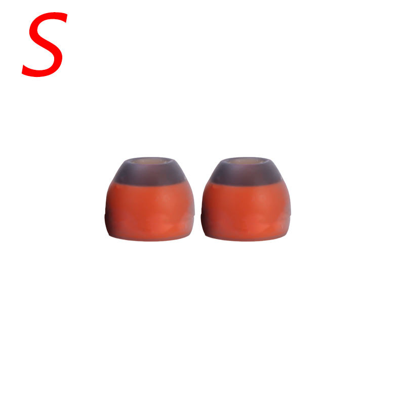 Replacement Memery Foam Eartips For Universal Earphone with 4.5mm Inner Hole Headphone Earbuds Silicone Earplug Caps S M L: CORAL