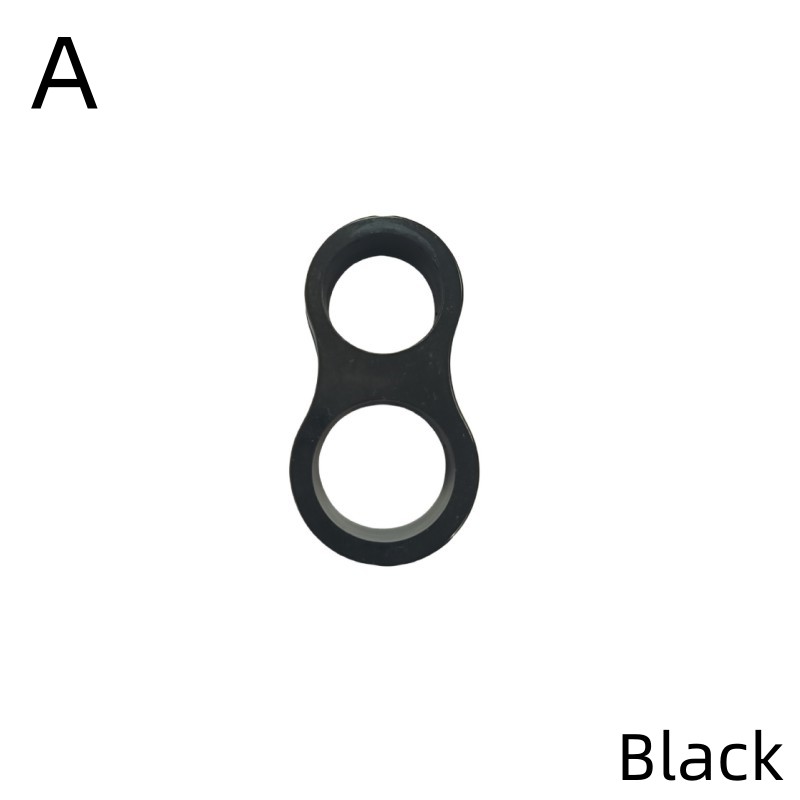 Pvc-Handgrepen Deurstoppers Deur Muurbeschermer Deurbeschermer Buffer Anti-Collision Wandkast Bescherming Pad Deuren Ring Stoppers: L / GRIJS