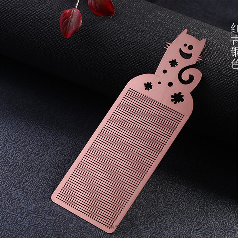 Neue DIY Handwerk Stich Kreuz Stich Lesezeichen Metall Silber Goldene Hand Stickerei Handwerk Gezählt Kreuz-Stitching Kit