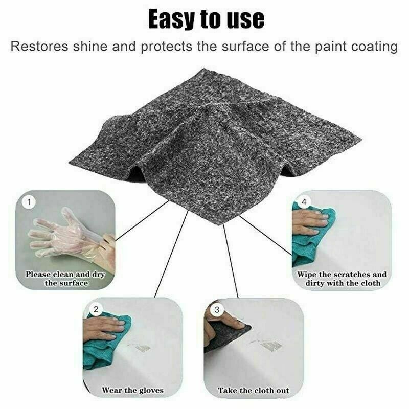 Car Scratch Repair Tool Cloth Nano Material Surface Rags For Automobile Light Paint Scratches Remover Scuffs For Car Accessories